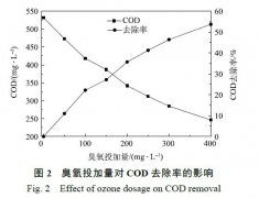 臭氧催化氧化對有機物降解效果分析